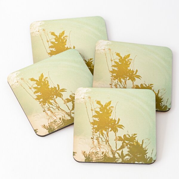 Item preview, Botanical Reflection in Water with Ripples – Dreamy Nature Wall Art designed and sold by Rowena Ko.