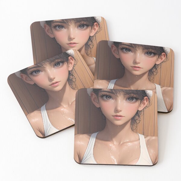 Item preview, Aoi Asahina Danganronpa Steamy Spa Girl White Tank Relaxation Mood designed and sold by mildaclairmo.