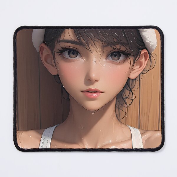 Item preview, Aoi Asahina Danganronpa Steamy Spa Girl White Tank Relaxation Mood designed and sold by mildaclairmo.