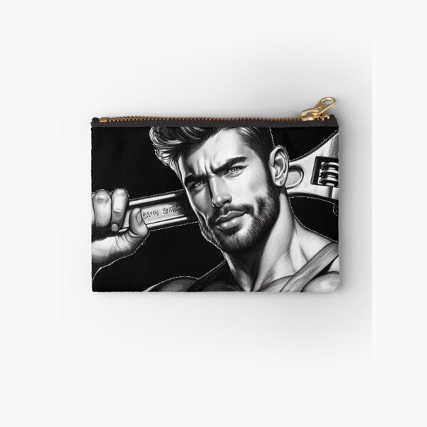 Item preview, Gay Builders Love Big Tools Daddy Muscle Power LGBTQ Gay Pride Graphic Design designed and sold by ItsAKinkThing.