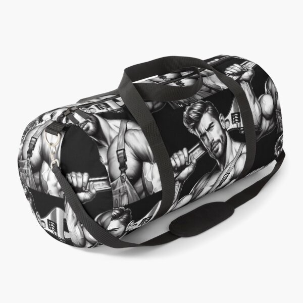 Item preview, Gay Builders Love Big Tools Daddy Muscle Power LGBTQ Gay Pride Graphic Design designed and sold by ItsAKinkThing.