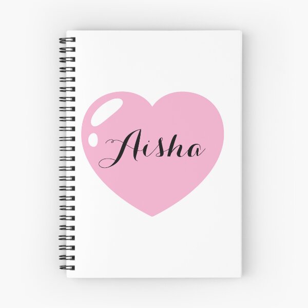 Item preview, Aisha Name with Pink Heart  designed and sold by Monika Howarth.