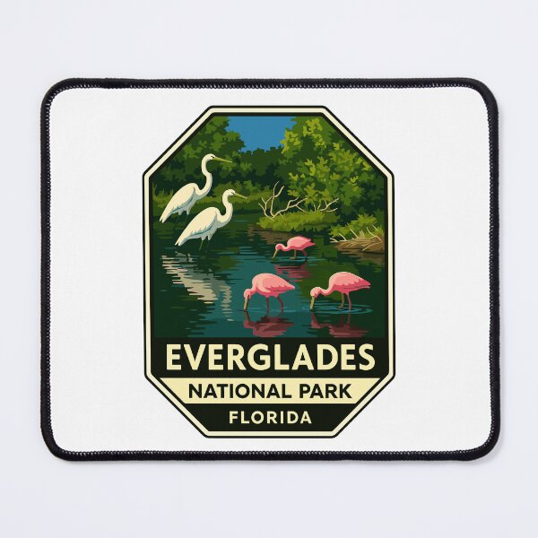 Item preview, Everglades National Park Retro Swamp Wildlife Sticker designed and sold by Ismeal Von.