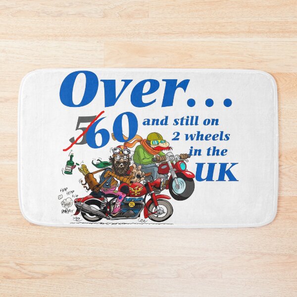 Item preview, Over 60 & still on 2 wheels designed and sold by Pugwashuk.