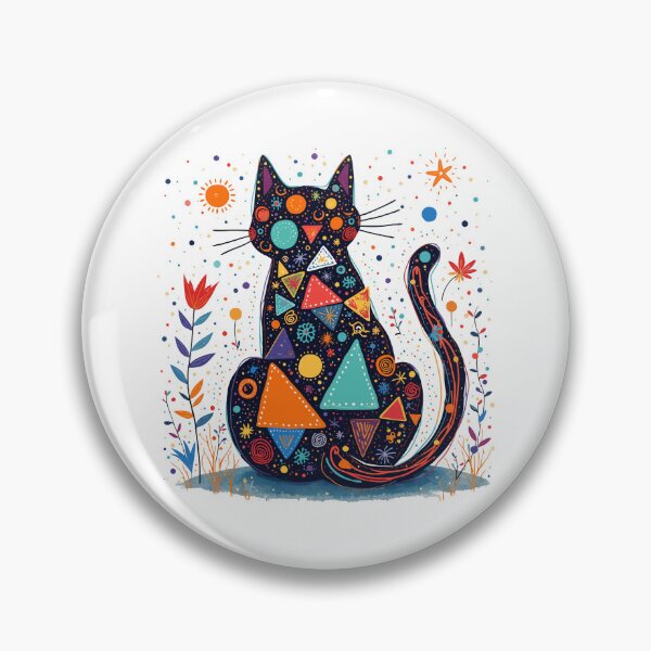 Item preview, Whimsical Abstract Cat Feline Fanstasia designed and sold by Blok45.