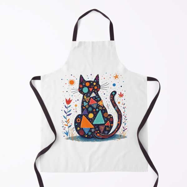 Item preview, Whimsical Abstract Cat Feline Fanstasia designed and sold by Blok45.