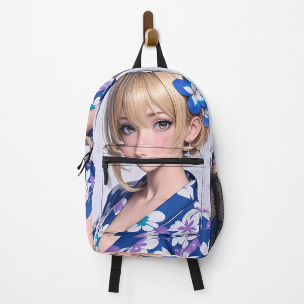 Item preview, Traveler Lumine Yukata Blooming Calm Genshin Impact Game Girl designed and sold by mildaclairmo.