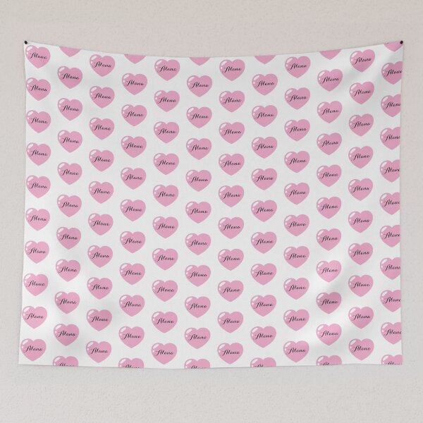 Item preview, Alana Name with Pink Heart  designed and sold by Monika Howarth.
