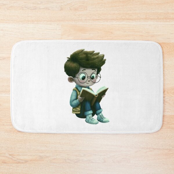 Item preview, Cute small boy Reading the book  designed and sold by Sameerc24.