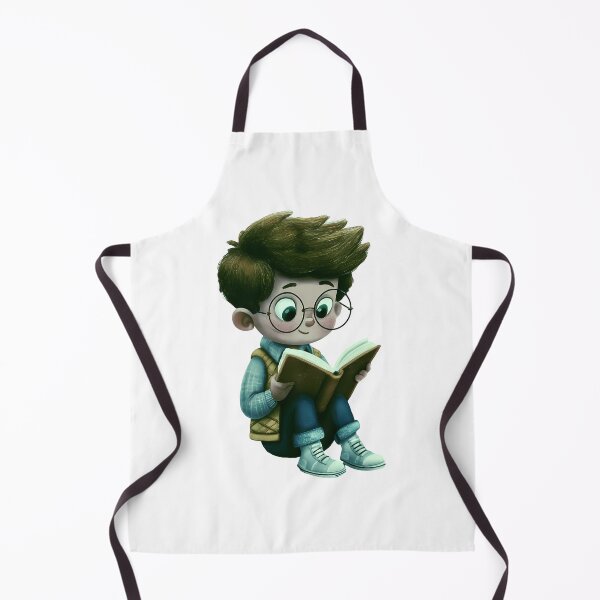 Item preview, Cute small boy Reading the book designed and sold by Sameerc24.