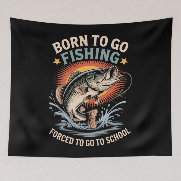 Item preview, School Funny Joke Fishing Lovers designed and sold by aidenpier.