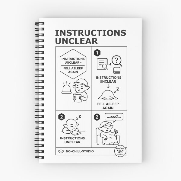 Item preview, Instructions Unclear: Chaos Ensues — The N0-Chill User-Manual Series designed and sold by N0-Chill-Studio.