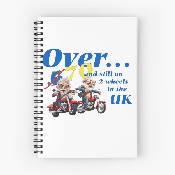 Item preview, Over 70 & still on 2 wheels designed and sold by Pugwashuk.