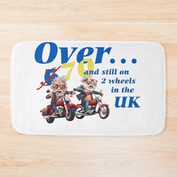 Item preview, Over 70 & still on 2 wheels designed and sold by Pugwashuk.