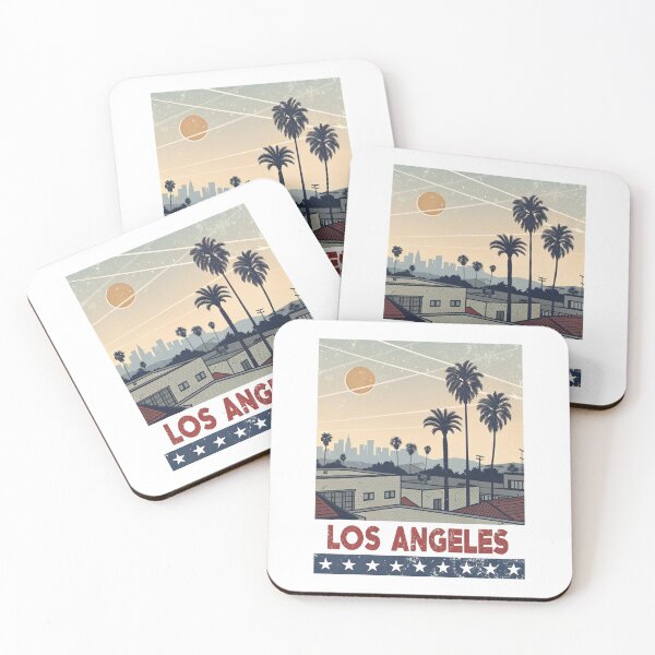 Item preview, Los Angeles usa flag colors designed and sold by SignumShop.