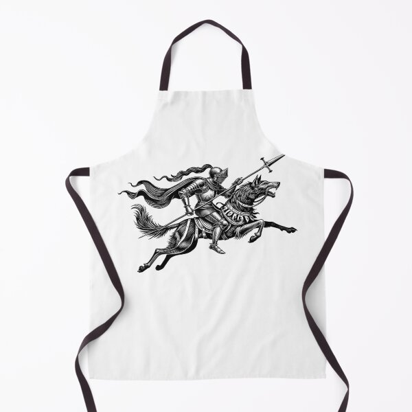 Item preview, Vintage Retro 90s Wolf Knight Dreamy Dark Art Medieval designed and sold by Kimberley King Art  King Art.