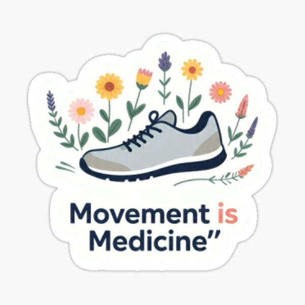 Item preview, Movement is Medicine designed and sold by Siddhaaura.