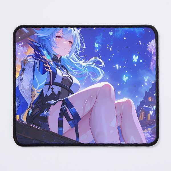 Item preview, Game Eula Genshin Impact Anime Cryo Maiden Wisteria Twilight Arc designed and sold by mildaclairmo.