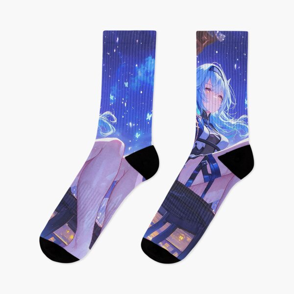 Item preview, Game Eula Genshin Impact Anime Cryo Maiden Wisteria Twilight Arc designed and sold by mildaclairmo.