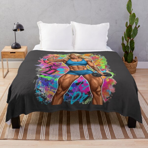 Item preview, Empowered Fitness: Graffiti Warrior Portrait . designed and sold by StickAndStyle .