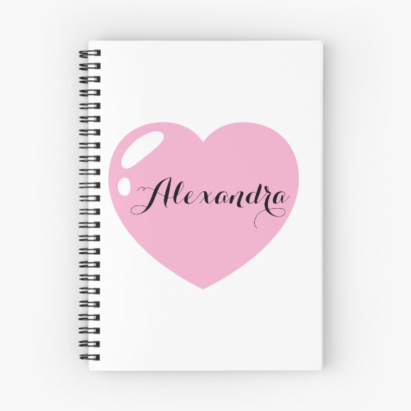 Item preview, Alexandra Name with Pink Heart  designed and sold by Monika Howarth.