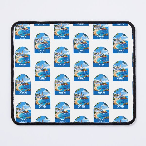 Item preview, cadiz Spain - Travel Poster designed and sold by TulipaGraphics.