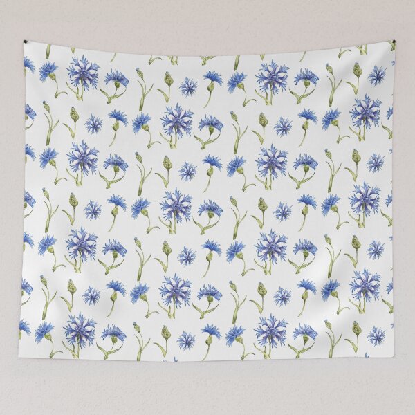 Item preview, Blue Cornflowers designed and sold by AlisaArtDecor.