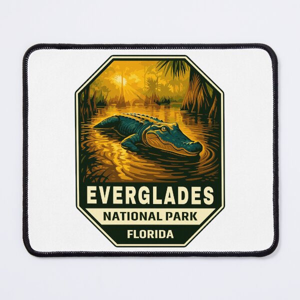 Item preview, Everglades National Park Retro Swamp Wildlife Sticker designed and sold by Ismeal Von.