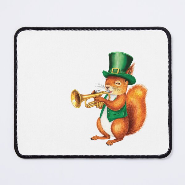 Item preview, Squirrel Playing Trumpet: Red designed and sold by caffin8ed.