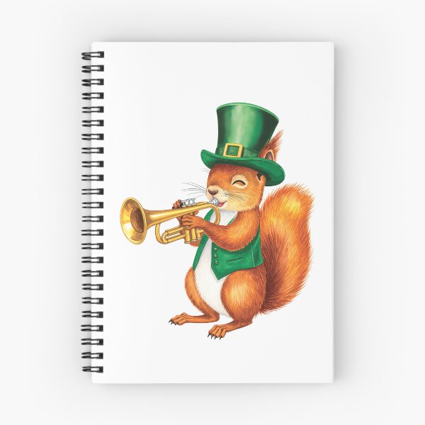 Item preview, Squirrel Playing Trumpet: Red designed and sold by caffin8ed.