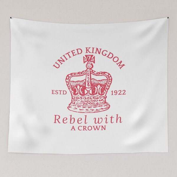 Item preview, United kingdom: Rebel with a crown designed and sold by Peerless-Prime.