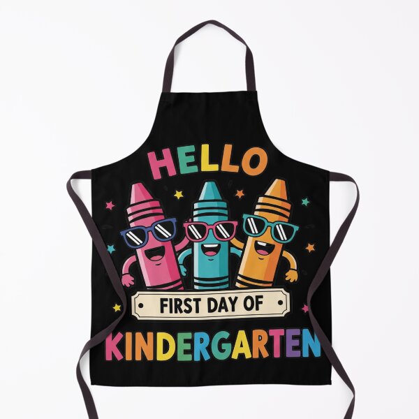 Item preview, Hello First Day of Kindergarten Crayons designed and sold by Tigerr3g.