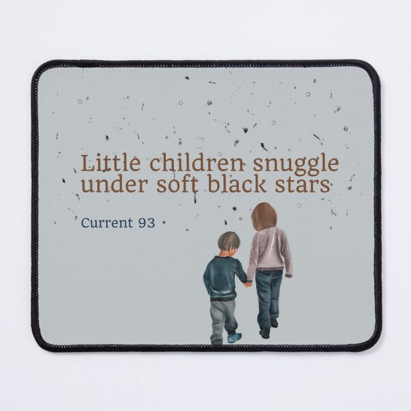 Item preview, Soft black stars Current 93 fan art designed and sold by Etaipal.