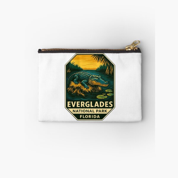 Item preview, Everglades National Park Retro Swamp Wildlife Sticker designed and sold by Ismeal Von.