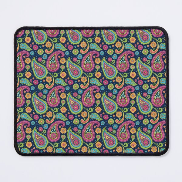 Item preview, Boho Paisley Garden – Colorful Floral Mehndi Pattern designed and sold by Artsprint941.