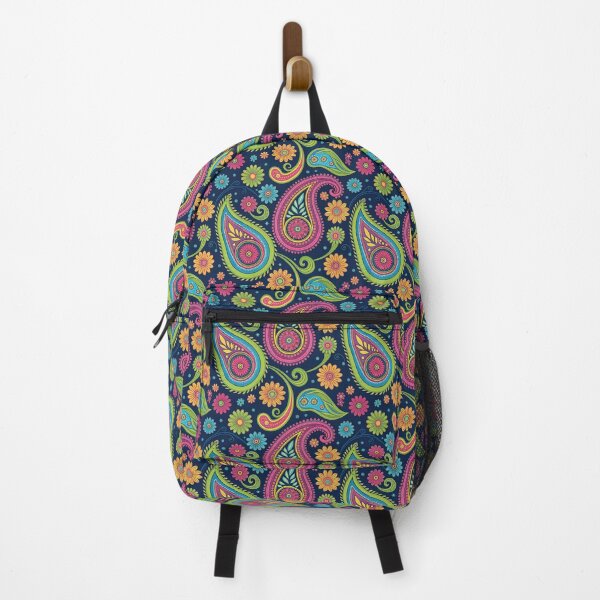 Item preview, Boho Paisley Garden – Colorful Floral Mehndi Pattern designed and sold by Artsprint941.