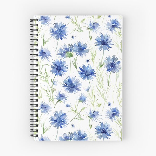 Item preview, Blue Cornflowers Watercolor designed and sold by CoolPixels.