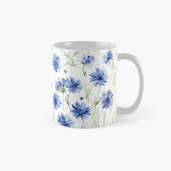 Item preview, Blue Cornflowers Watercolor designed and sold by CoolPixels.