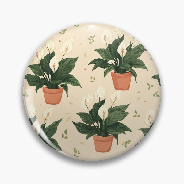 Item preview, Botanical Peace Lily Pattern designed and sold by bapupa.