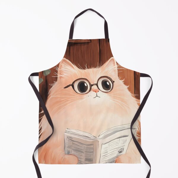 Item preview, Animal Toilet Cozy Ragdoll Cat Wearing Glasses Reads Relaxed Morning News designed and sold by juniorcastros.