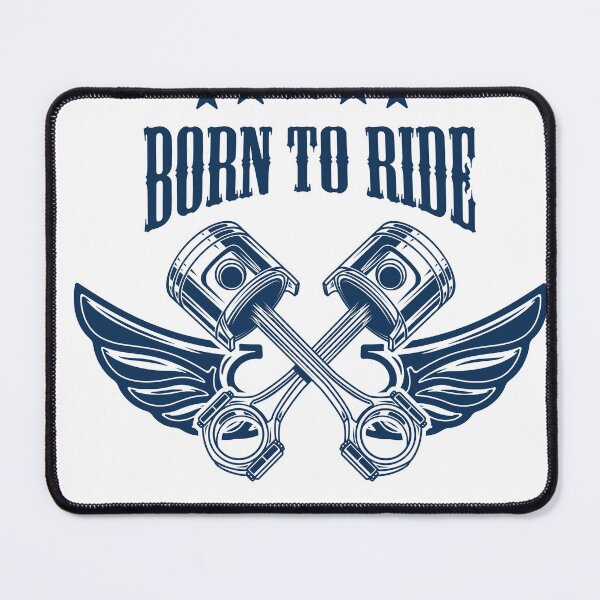 Artikelvorschau, Born to Ride – Kolbendesign für Vintage-Motorräder entworfen und verkauft von PRINTJIT.
