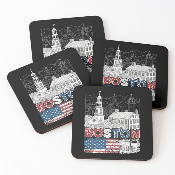 Item preview, Boston usa flag colors designed and sold by SignumShop.