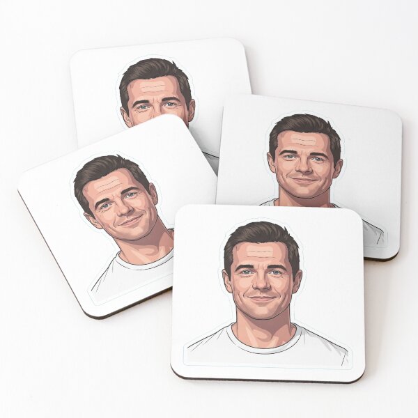 Artikelvorschau, Julian McMahon Sticker – Minimalistisches Porträt des Schauspielers im sauberen Vektorstil entworfen und verkauft von NOVOZA.