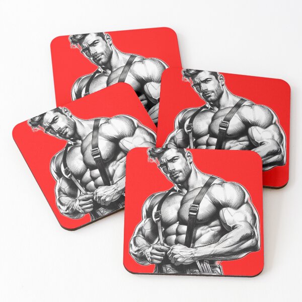 Item preview, Steamy Lumberjack Muscle Power LGBTQ Gay Pride Graphic Design designed and sold by ItsAKinkThing.