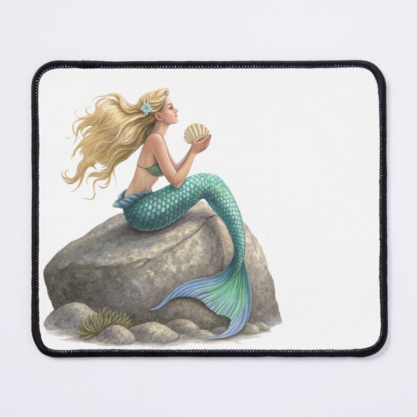 Item preview, Seashell Serenade Mermaid designed and sold by SibMa.