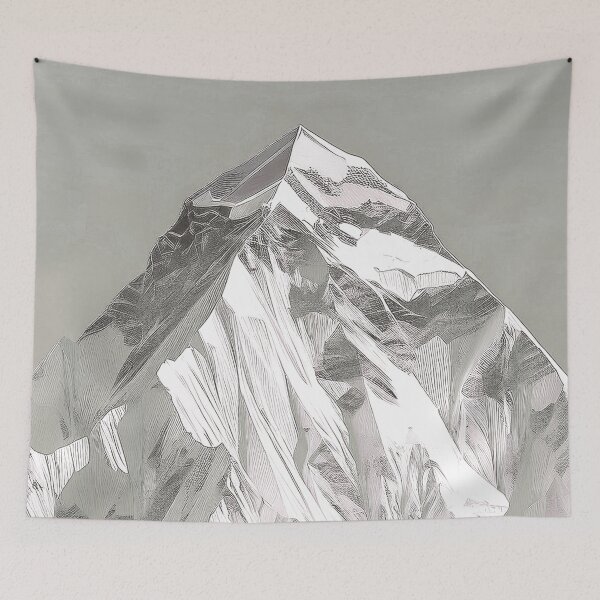 Item preview, K2, Second highest mountain on Earth designed and sold by CharlottePlaceArt.