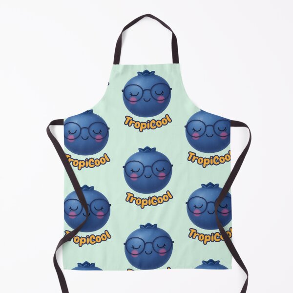 Item preview, TropiCool Blueberry – Cute Sleepy Fruit with Glasses designed and sold by TastefulDesigns.