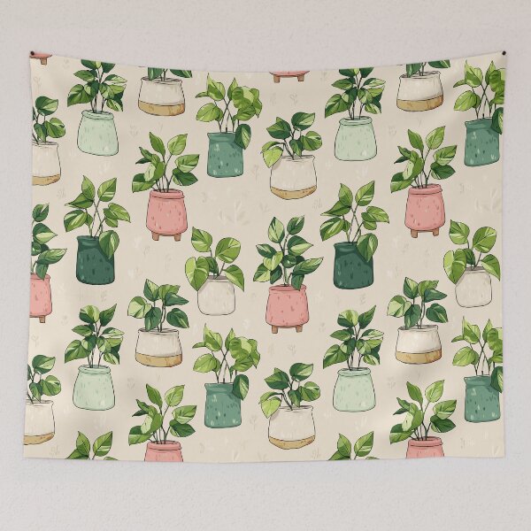 Item preview, Green Pothos Pattern designed and sold by bapupa.