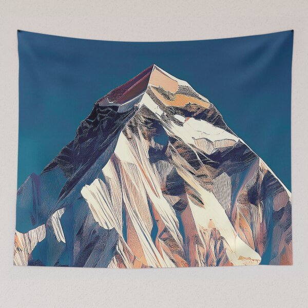 Item preview, K2, Second highest mountain on Earth designed and sold by CharlottePlaceArt.