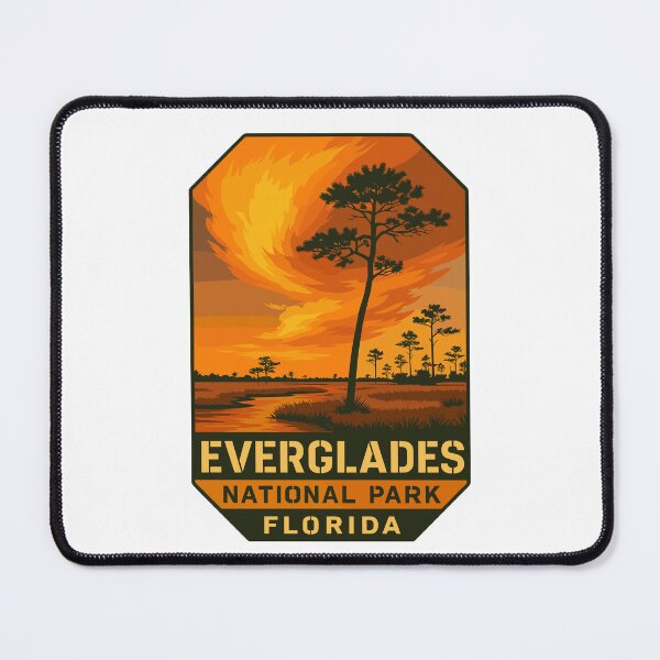 Item preview, Everglades National Park Retro Swamp Wildlife Sticker designed and sold by Ismeal Von.